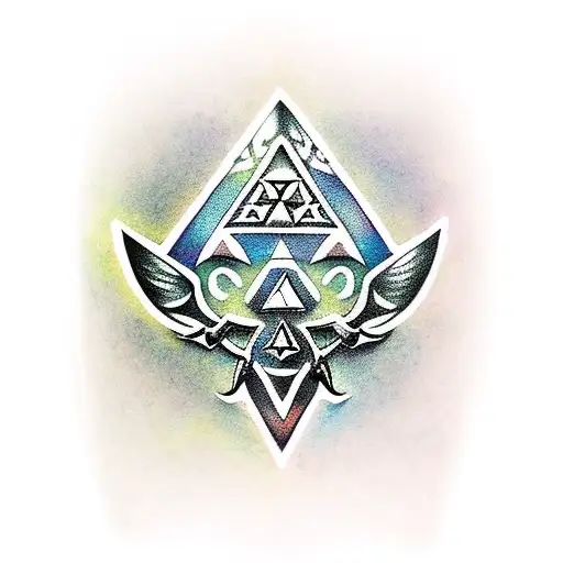 Link of The legend of zelda tattoo design idea