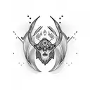 anxiety tattoo design idea