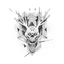 anxiety tattoo design idea