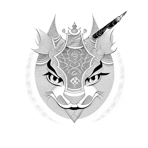 symbols about disney's mulan movie tattoo design idea