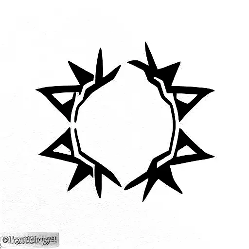 amp skeleton abstract tattoo design idea