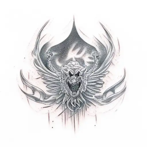 Elder Wand tattoo design idea