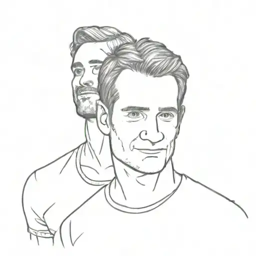 neil Patrick Harris and Kumail nanjiani tattoo design idea