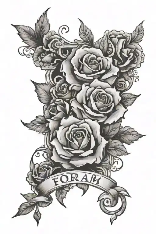 forarm name tattoo tattoo design idea