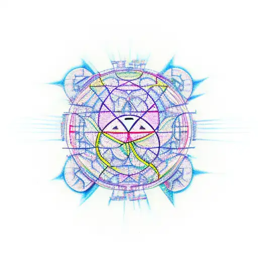 computer algorithms and math formula tattoo design idea