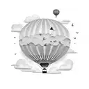 Cherry blossom  mulan   Packed car  Camera  Dave and busters Hot air balloons  tattoo design idea