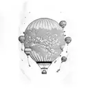 Cherry blossom  mulan   Packed car  Camera  Dave and busters Hot air balloons  tattoo design idea