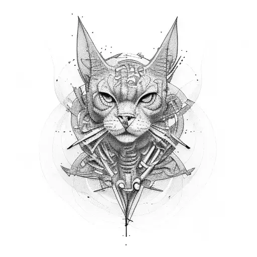 on neck going over the collarbone and one shoulder. not synmetrical- wraps around the neck partly machine vs nature tattoo design idea
