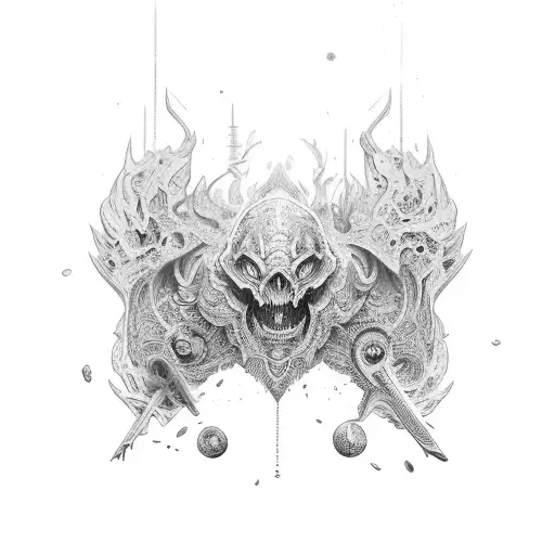 longer so that it can sit on a should collar bone and wrap around a neck. more bright colour tattoo design idea