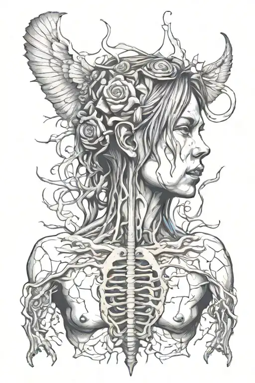I'm Utero Album Cover nirvana tattoo design idea