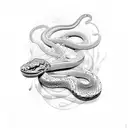 Snakes, tangle, bdsm tattoo design idea