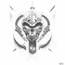 The mark of the DOOM slayer tattoo design idea