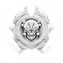 The mark of the DOOM slayer tattoo design idea