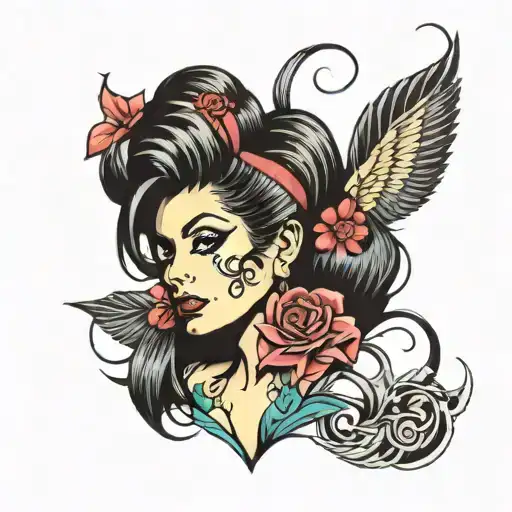 amy winehouse tattoo tattoo design idea