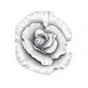 poppy, prime rose and larkspur tattoo design idea