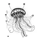 Jellyfish tattoo design idea