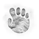 pet paw tattoo design idea