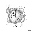 time is money tattoo design idea