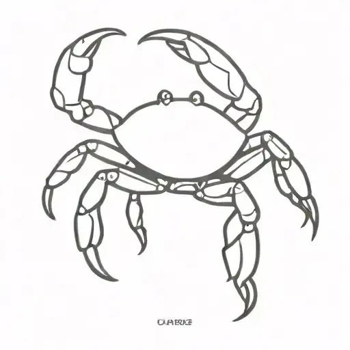 Mr Crabs tattoo design idea