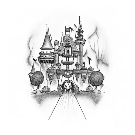 Disney haunted mansion  tattoo design idea