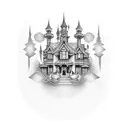 Disney haunted mansion  tattoo design idea