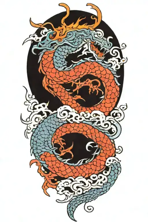dragon tattoo design idea