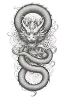 dragon tattoo design idea