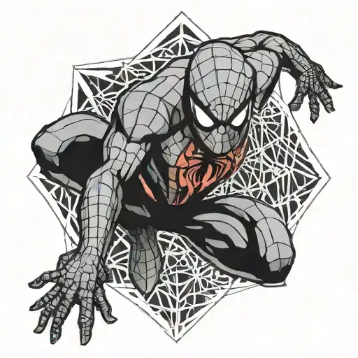 spectacular spiderman 2008 tattoo design idea