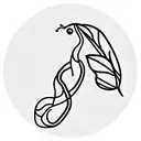 snake and butterfly tattoo design idea