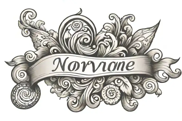 ivory name in cursive with heart tattoo design idea