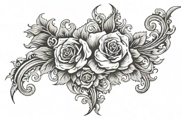 ivory tattoo design idea