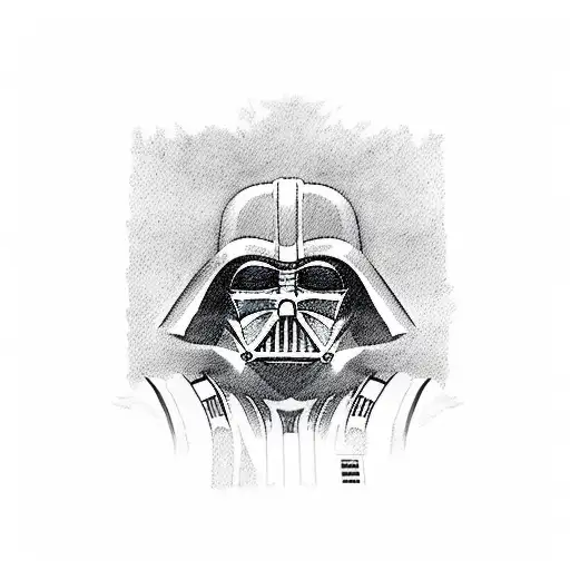 darth vader tattoo design idea