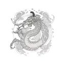 capricorn tattoo design idea