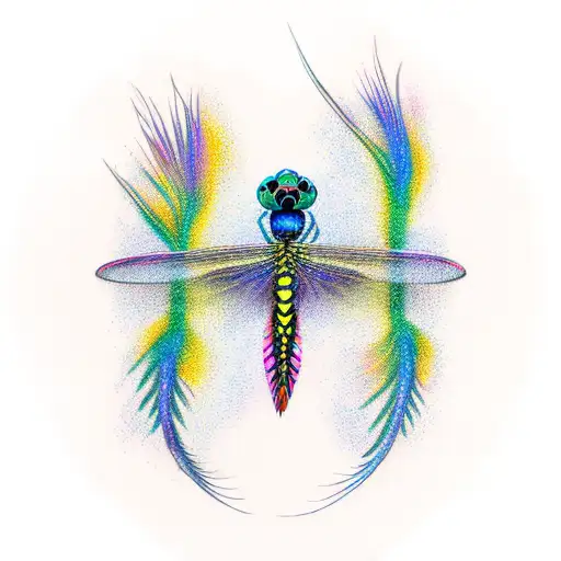 Rainbow Darter (native to middle Kentucky), making a 180 degree turn with its body. Bright colors. tattoo design idea