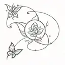 Good luck tattoo design idea