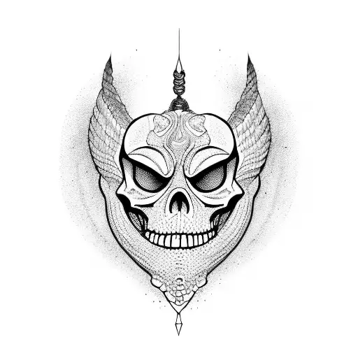 skeleton cobra and cobra tattoo design idea