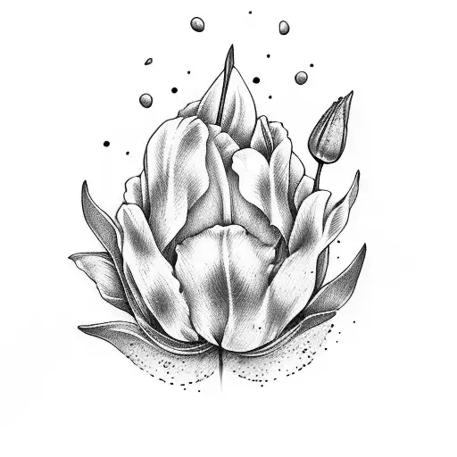Tulip Fairy tattoo design idea