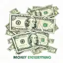 money over everything tattoo design idea