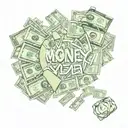 money over everything tattoo design idea