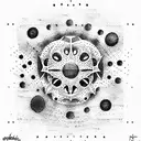 black sun tattoo design idea