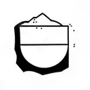 melting ice cube tattoo design idea