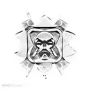 melting ice cube tattoo design idea