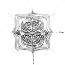 melting ice cube tattoo design idea