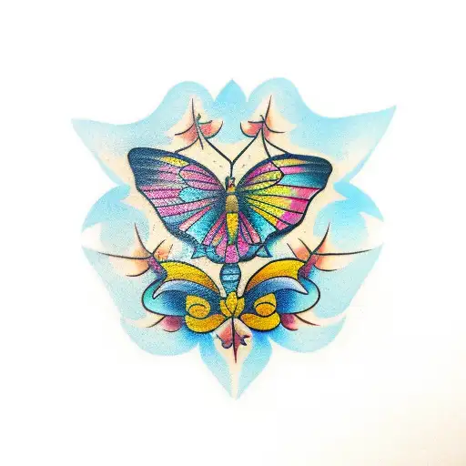 mariposa tattoo design idea