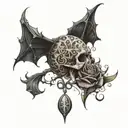 dark Gothic  tattoo design idea