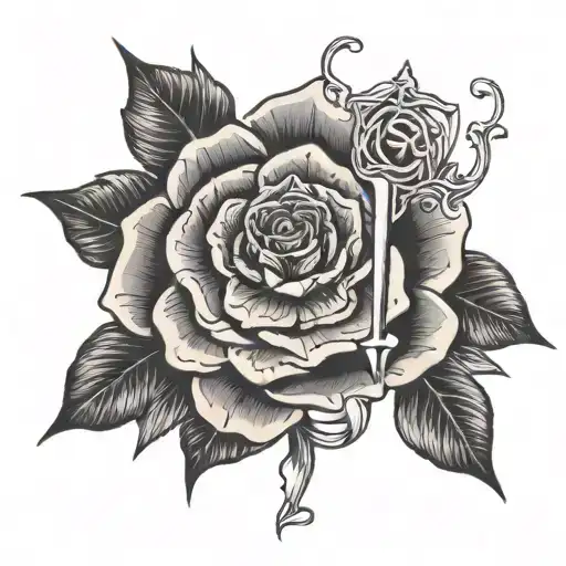 stay strong but never forget your pain tattoo design idea