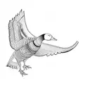 a goose tattoo design idea