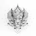 thinker  tattoo design idea