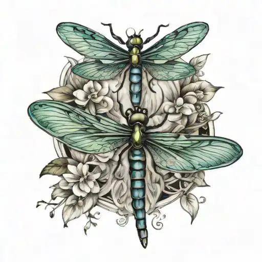 dragonfly tattoo design idea
