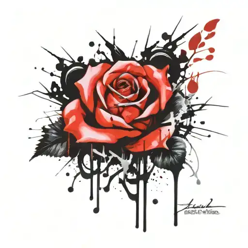 roses tattoo design idea